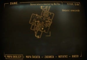 Mapa z lokalizacją mrowiska
