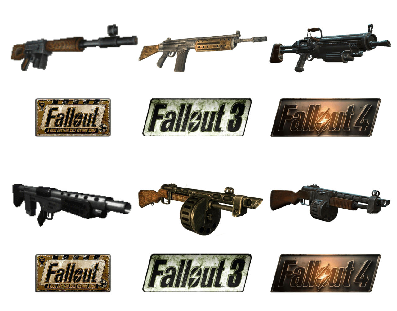 Fallout - porównanie broni automatycznej