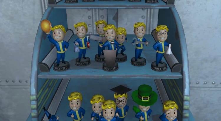 Figurki bobblehead w Fallout 4