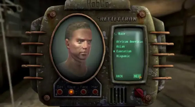 Tworzenie postaci w Fallout: New Vegas