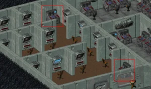 Terminale biblioteczne w Krypcie 13