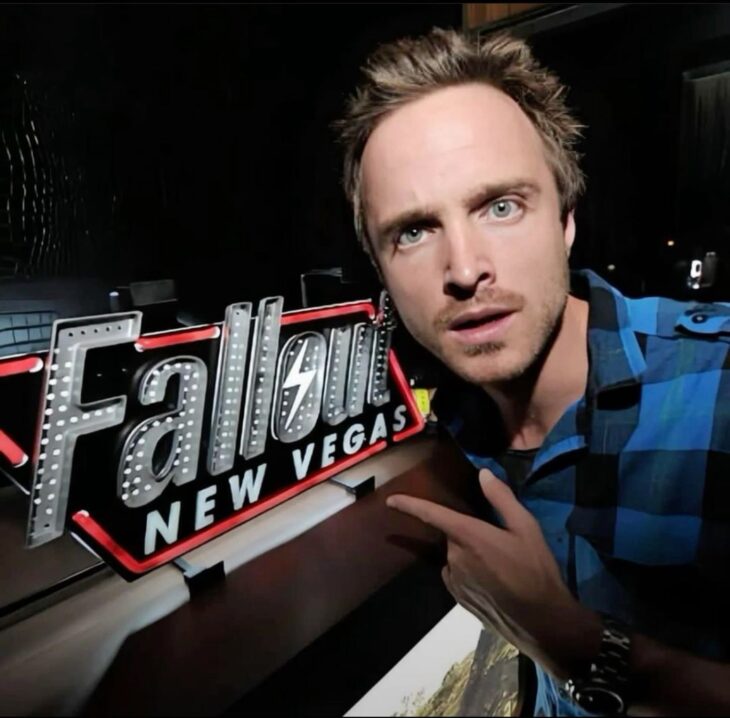 Aaron Paul na premierze Fallout: New Vegas