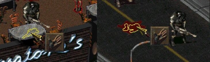 Lootowanie zasłoniętych przedmiotów
