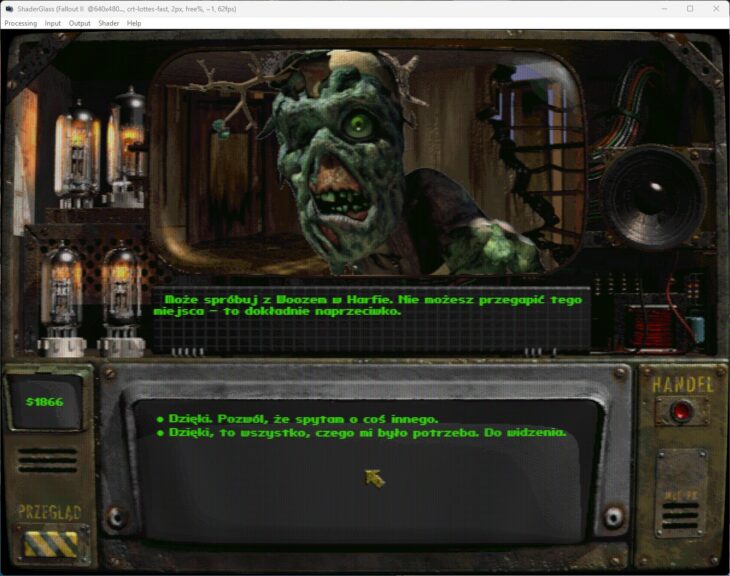 Shader: crt-lottes-fast; Pixel Size: 2x